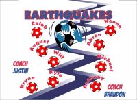 Earthquakes Soccer Team Banner - AYSO Earthquakes Banner - TeamsBanner