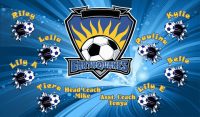 Earthquakes Soccer Team Banner - AYSO Earthquakes Banner - TeamsBanner