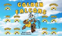 Falcons Soccer Team Banner - AYSO Falcons Banner - TeamsBanner