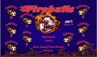Fire Balls Soccer Team Banner - AYSO Fire Balls Banner - TeamsBanner