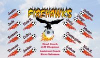 Fire Birds Soccer Team Banner - AYSO Fire Birds Banner - TeamsBanner