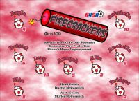 Firecrackers Soccer Team Banner - AYSO Firecrackers Banner - TeamsBanner