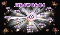 Firecrackers Soccer Team Banner - AYSO Firecrackers Banner - TeamsBanner
