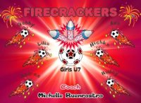 Firecrackers Soccer Team Banner - AYSO Firecrackers Banner - TeamsBanner