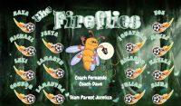 Fireflies Soccer Team Banner - AYSO Fireflies Banner - TeamsBanner