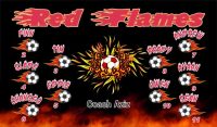Flames Soccer Team Banner - AYSO Flames Banner - TeamsBanner