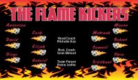 Flames Soccer Team Banner - AYSO Flames Banner - TeamsBanner