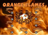 Flames Soccer Team Banner - AYSO Flames Banner - TeamsBanner