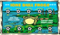 Frogs Soccer Team Banner - AYSO Frogs Banner - TeamsBanner