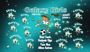 Galaxy Soccer Team Banner - AYSO Galaxy Banner - TeamsBanner