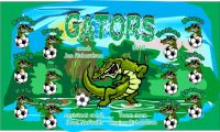 Gators Soccer Team Banner - AYSO Gators Banner - TeamsBanner