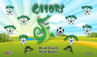 Gators Soccer Team Banner - AYSO Gators Banner - TeamsBanner