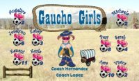 Girls Soccer Team Banner - AYSO Girls Banner - TeamsBanner