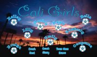 Girls Soccer Team Banner - AYSO Girls Banner - TeamsBanner