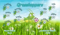 Grasshoppers Soccer Team Banner - AYSO Grasshoppers Banner - TeamsBanner