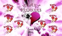 Hearts Soccer Team Banner - AYSO Hearts Banner - TeamsBanner