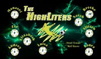 Highlighters Soccer Team Banner - AYSO Highlighters Banner - TeamsBanner