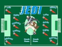 Jedi Soccer Team Banner - AYSO Jedi Banner - TeamsBanner