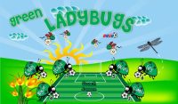 Ladybugs Soccer Team Banner - AYSO Ladybugs Banner - TeamsBanner