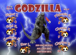 General Name Soccer Team Banner - AYSO Miscellaneous Banner - TeamsBanner