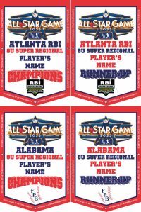 Future Pros Baseball FPB All Star Award Shied Banners