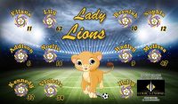 Lions Soccer Team Banner - AYSO Lions Banner - TeamsBanner