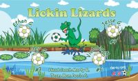 Lizards Soccer Team Banner - AYSO Lizards Banner - TeamsBanner
