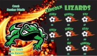 Lizards Soccer Team Banner - AYSO Lizards Banner - TeamsBanner