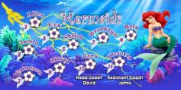 Mermaids Custom Soccer Banner Examples - AYSO Mermaids Banner - TeamsBanner