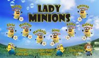 Minions Custom Soccer Banner Examples - AYSO Minions Banner - TeamsBanner