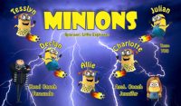 Minions Custom Soccer Banner Examples - AYSO Minions Banner - TeamsBanner