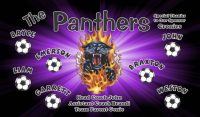 Panthers Custom Soccer Banner Examples - AYSO Panthers Banner - TeamsBanner