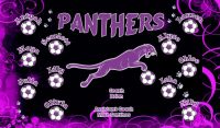Panthers Custom Soccer Banner Examples - AYSO Panthers Banner - TeamsBanner