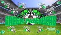 Panthers Custom Soccer Banner Examples - AYSO Panthers Banner - TeamsBanner
