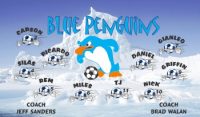 Penguins Custom Soccer Banner Examples - AYSO Penguins Banner - TeamsBanner