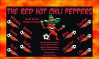 Peppers Custom Soccer Banner Examples - AYSO Peppers Banner - TeamsBanner