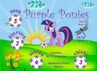 Ponies Custom Soccer Banner Examples - AYSO Ponies Banner - TeamsBanner