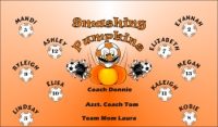Pumpkins Custom Soccer Banner Examples - AYSO Pumpkins Banner - TeamsBanner