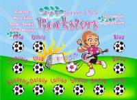Rockers Custom Soccer Banner Examples - AYSO Rockers Banner - TeamsBanner