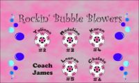 Rockers Custom Soccer Banner Examples - AYSO Rockers Banner - TeamsBanner