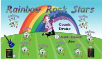 Rockers Custom Soccer Banner Examples - AYSO Rockers Banner - TeamsBanner