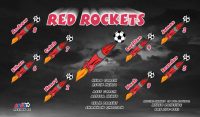 Rockets Custom Soccer Banner Examples - AYSO Rockets Banner - TeamsBanner
