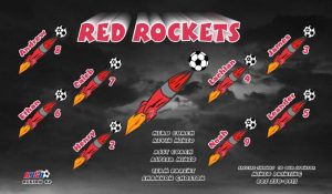 Rockets Custom Soccer Banner Examples - AYSO Rockets Banner - TeamsBanner