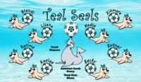 Seals Custom Designed Team Soccer Banner 02 - Seals Soccer Banner