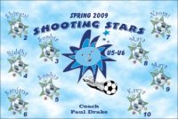 Stars Custom Designed Team Soccer Banner 02 - Stars Soccer Banner