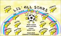 Stars Custom Designed Team Soccer Banner 05 - Stars Soccer Banner