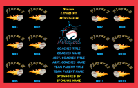 Miami Marlins Baseball Team Banner Design Your Own 02