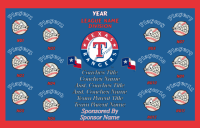 Texas Rangers Baseball Team Banner Design Your Own 03