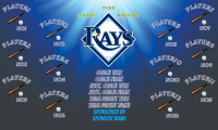 Tampa Bay Rays Baseball Team Banner Design Your Own 01