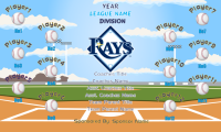 Tampa Bay Rays Baseball Team Banner Design Your Own 03